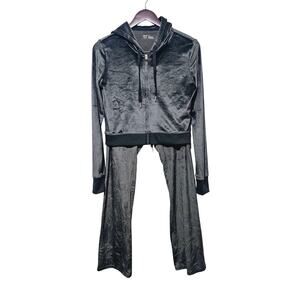 Aerie Gray Velour Jumpsuit